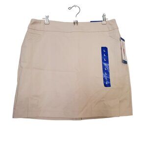 Skort L Beige S.C.&Co. Pockets & Tailored Fit Stretch Tummy Control